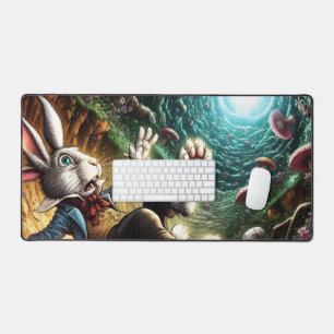 Lapin Panique Tombant Dans Le Trou Du Lapin