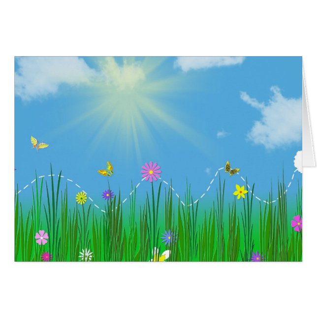 lapin sautant dans l'herbe (Devant horizontal)