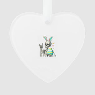 Lapin squelette de Pâques Rock Hand Rocker Garçons