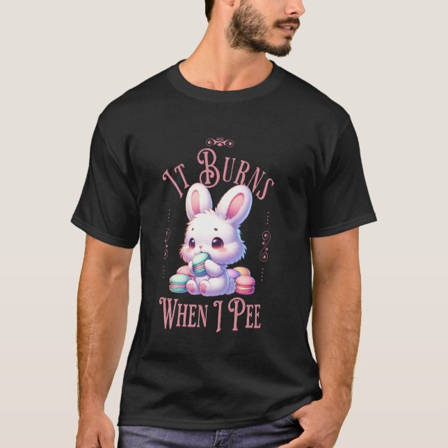 lapin T-shirts graphiques humoristiques Edgy pour  (Devant)