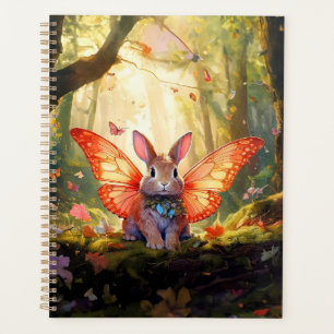 Lapin Whimsical dans une forêt enchantée