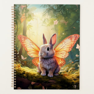 Lapin Whimsical dans une forêt enchantée