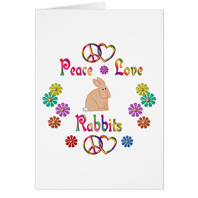 LAPINS D'AMOUR DE PAIX (Devant)