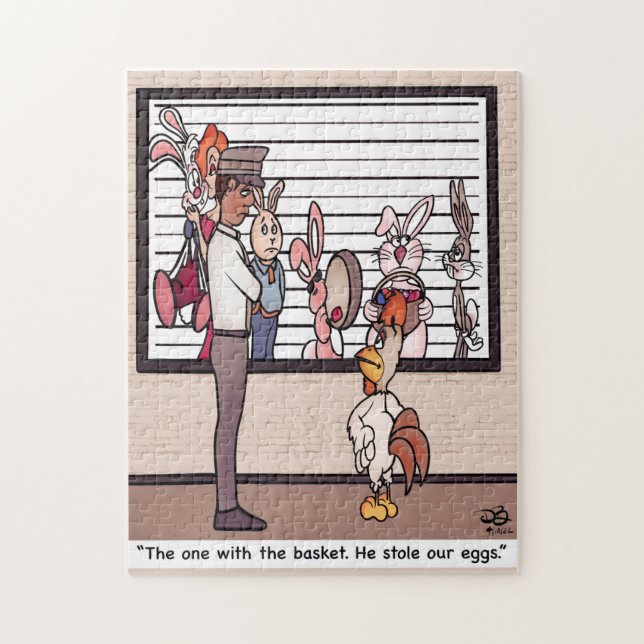 Lapins Dans Un Puzzle De Jigsaw Lineup (Vertical)
