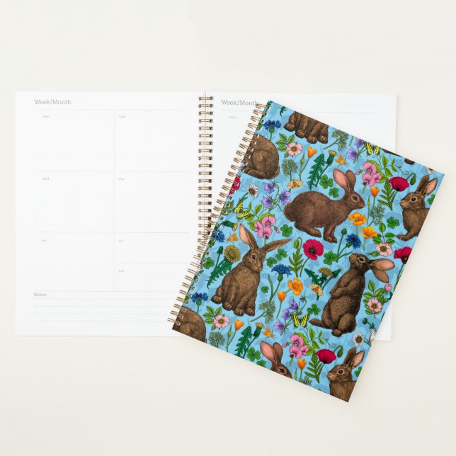 Lapins et fleur sauvage (Devant avec enveloppe)