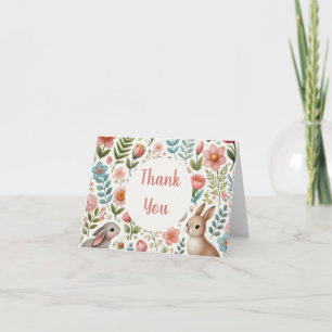 Lapins et Fleurs Merci