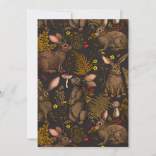 Lapins et flore boisée 3