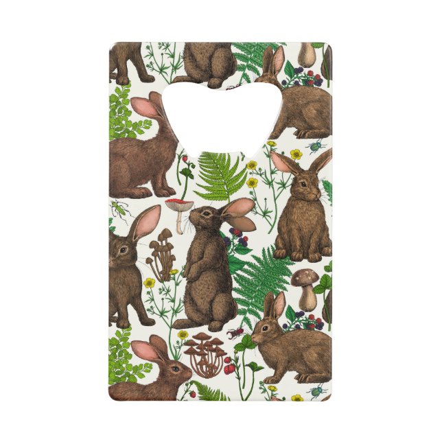 Lapins et flore boisée 4 (Devant)