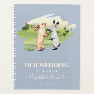 Lapins Mariage Couple Country Garden