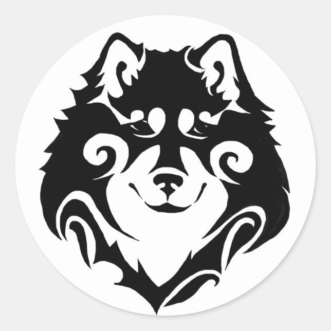 LAPPHUND FINLANDAIS - autocollants (Devant)