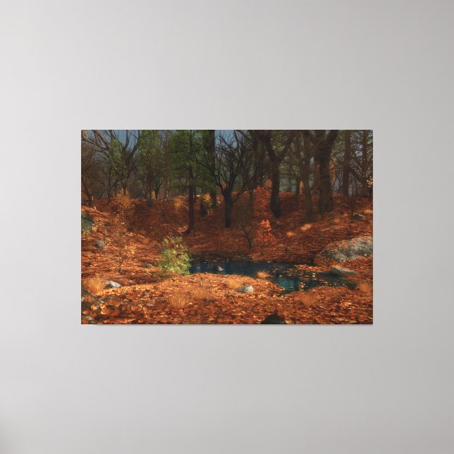 L'après-midi de l'année toile Imprimer (Recto)