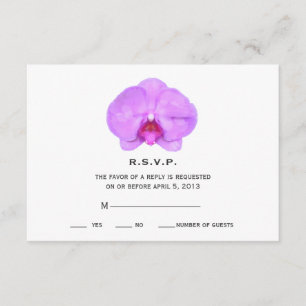 L'aquarelle a inspiré l'orchidée épousant RSVP