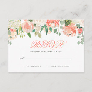 L'aquarelle en pastel fleurit le bat mitzvah RSVP