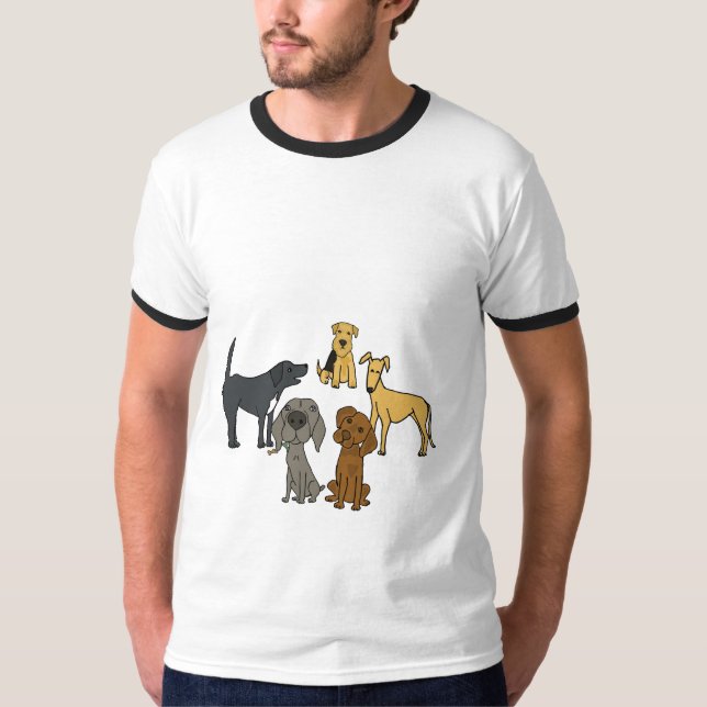 L'AR T-shirt de marche d'amis (Devant)