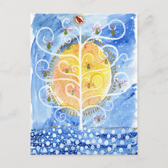 L'Arbre À Poires Et La Carte Postale Partridge (Devant)