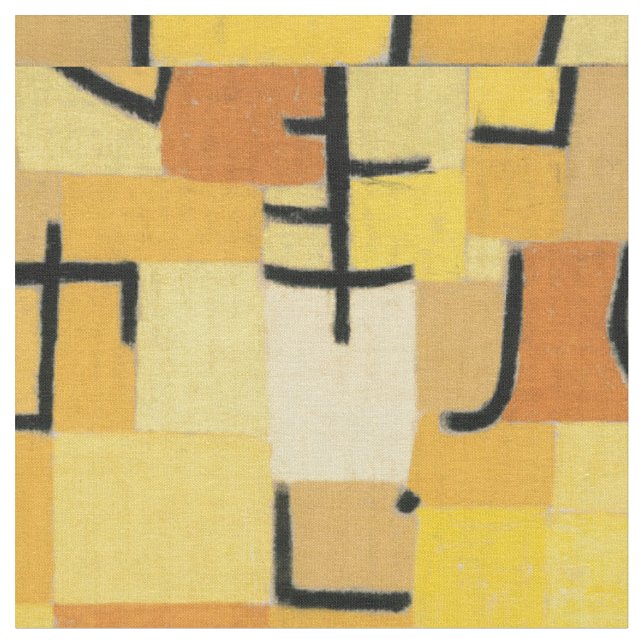 "L'arbre jaune" Paul Klee a inspiré le tissu (Fermer)