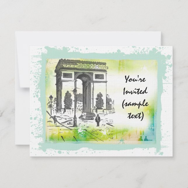 L'Arc de Triomphe Invitations (Devant)