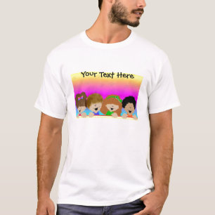 L'arc-en-ciel badine le T-shirt