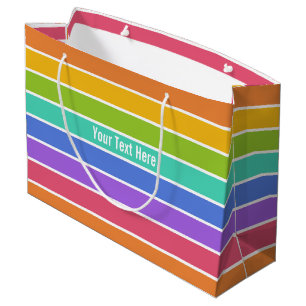 L'arc-en-ciel colore le sac fait sur commande de