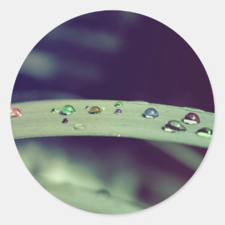 L'arc-en-ciel laisse tomber des autocollants