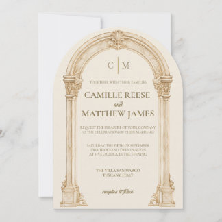 L'Arche : Faire-Part de Mariage Or