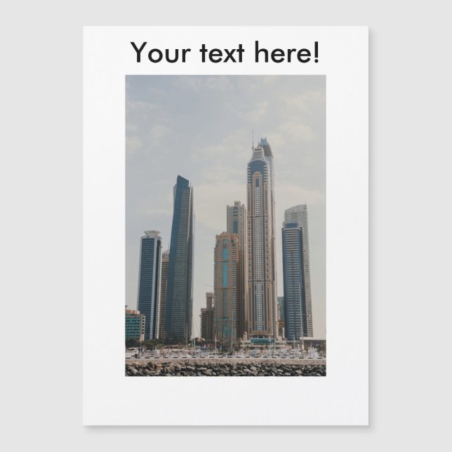 L'architecture de Dubai Marina (Devant)