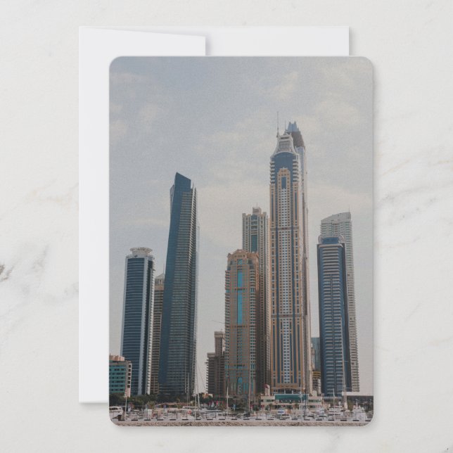 L'architecture de Dubai Marina (Devant)