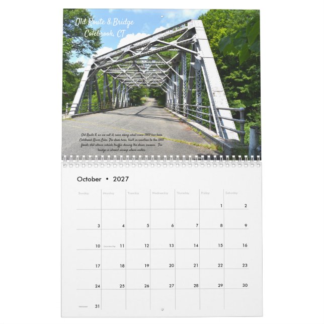 L'architecture du calendrier du mur du pont (Oct 2027)