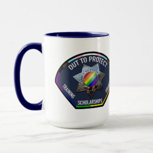 Large 15 oz Sortie Pour Protéger La Mug