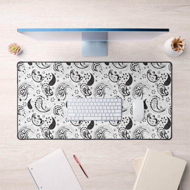 Large Desk Mouse Pad Custom Design | Wrist Rest (Bureau 1)