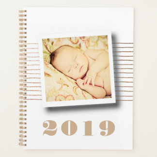 LARGE Journal du planificateur de photos 2019