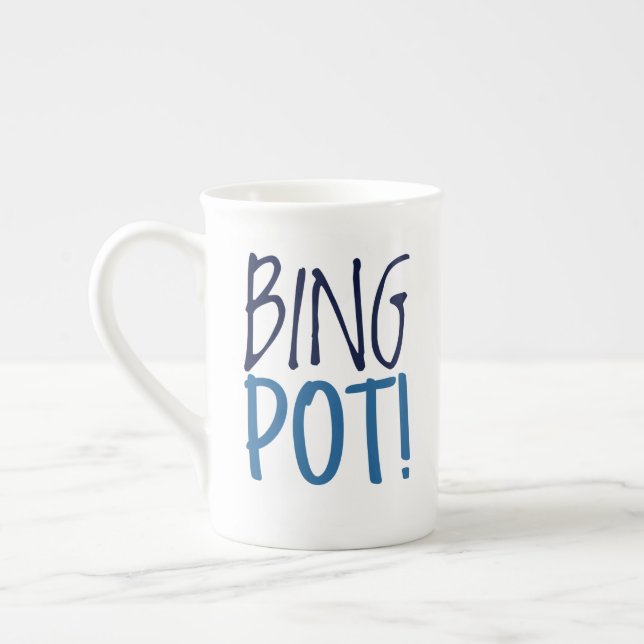 Large Latte Mug - Bing Pot! (Gauche)