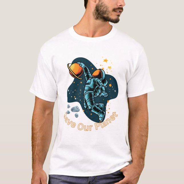 L'argent de la planète fait T-shirt (Devant)