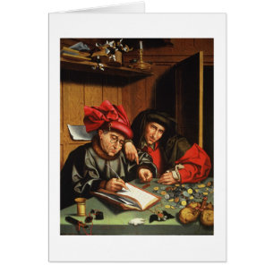 L'argent Lenders (huile sur le panneau de chêne)