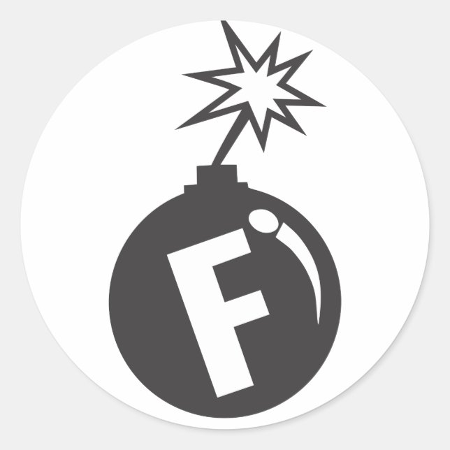 larguer des autocollants de f-bombe (Devant)