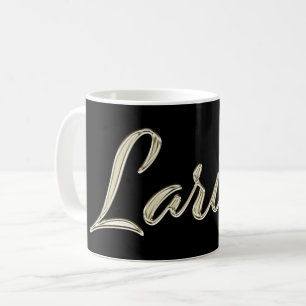 Larissa white gold Handwriting Tasse de café