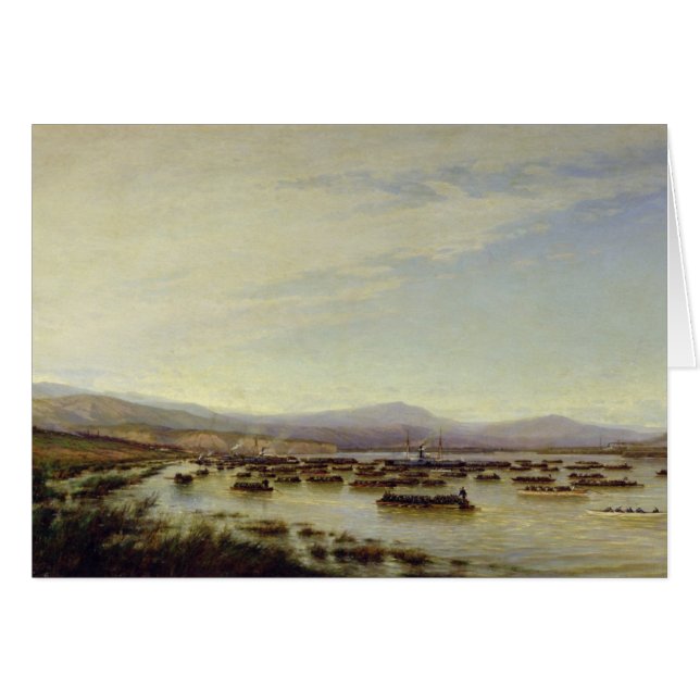 L'armée russe croisant le Danube (Devant horizontal)