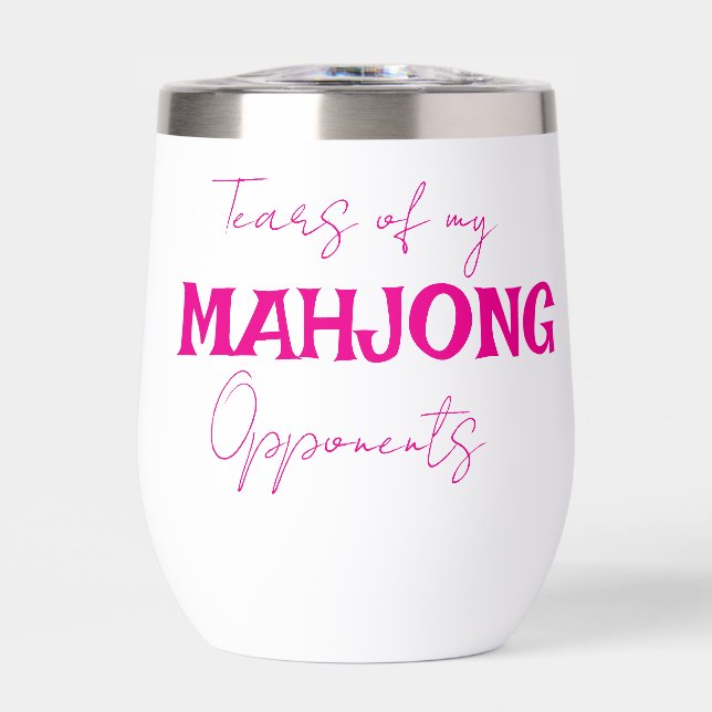 Larmes de mes adversaires de Mahjong drôles (Avant)