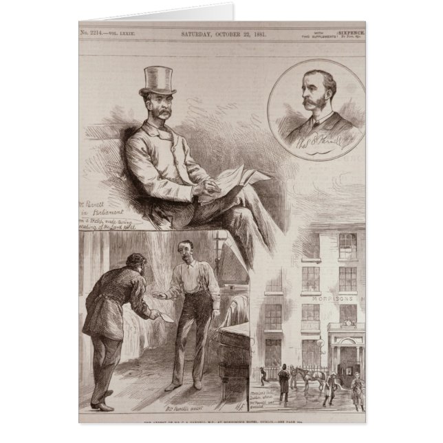 L'arrestation de M.C.S. Parnell, député (Devant)