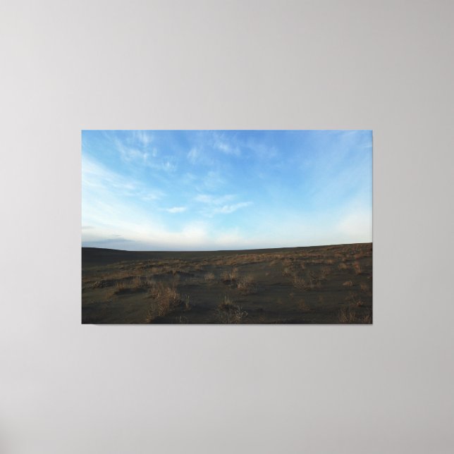 L'arrivée du crépuscule Toile enveloppée (Recto)