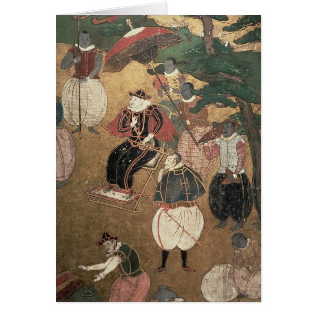 L'arrivée du Portugais au Japon (Devant)