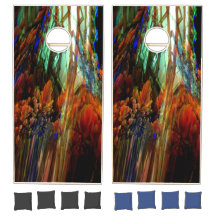 L'art Abstrait de la tour de fleurs éclairée