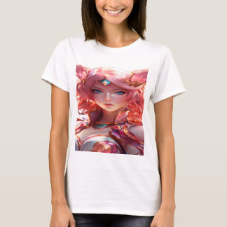 L'art animé Abstrait d'une fille magique T-Shirt