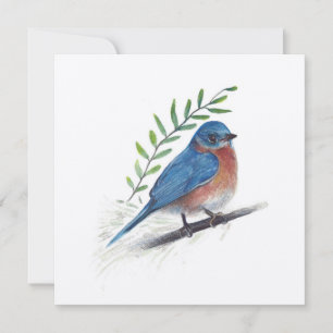 L'art de Bluebird avec de la verdure