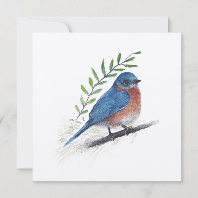 L'art de Bluebird avec de la verdure (Devant)