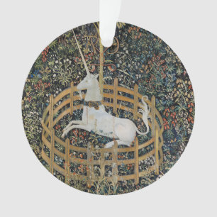 L'art de la licorne médiévale vintage en captivité