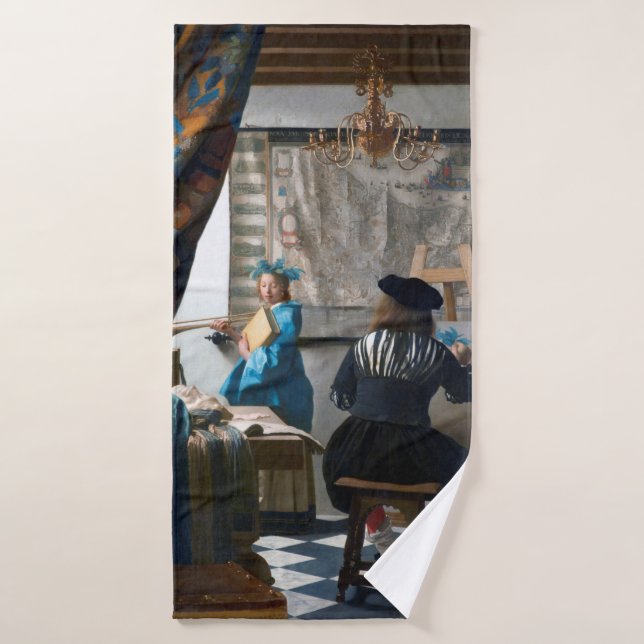 L'art de la peinture, Johannes Vermeer, 1666-1667 (Serviette de bain)