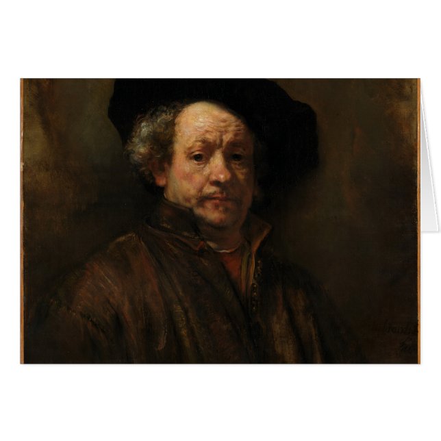 L'art de l'auto-portrait de Rembrandt van Rijn (Devant horizontal)