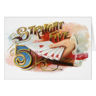L'art des étiquettes de cigare vintage Straight Fl
