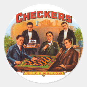 L'art des étiquettes de cigares vintage, Checkers 